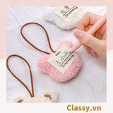  Classy Móc khóa mặt gấu nhiều màu, móc khóa điện thoại, sổ tay PK1518 