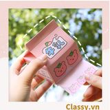  Classy Hộp giấy note, giấy ghi chú hình hộp sữa, có khe rút tiện lợi PK1520 