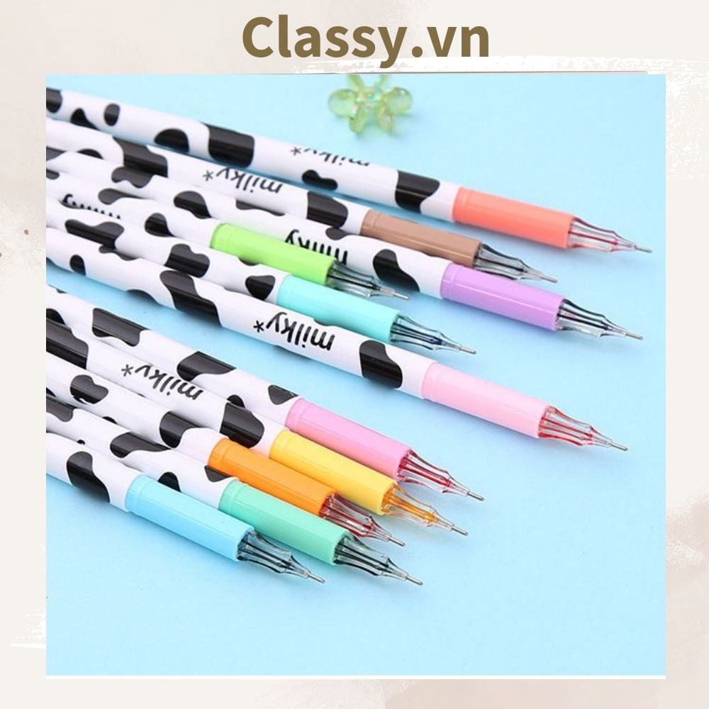  Classy Bút gel bò sữa nhiều màu, 0.38mm mực ra đều và đậm PK1521 