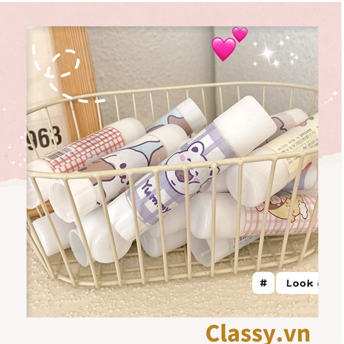 Classy Keo dán giấy, hồ dán thủ công, hồ khô tiện lợi học tập PK1527