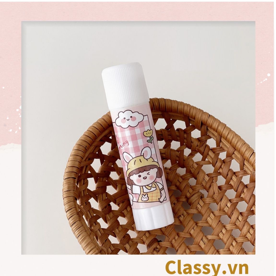 Classy Keo dán giấy, hồ dán thủ công, hồ khô tiện lợi học tập PK1527
