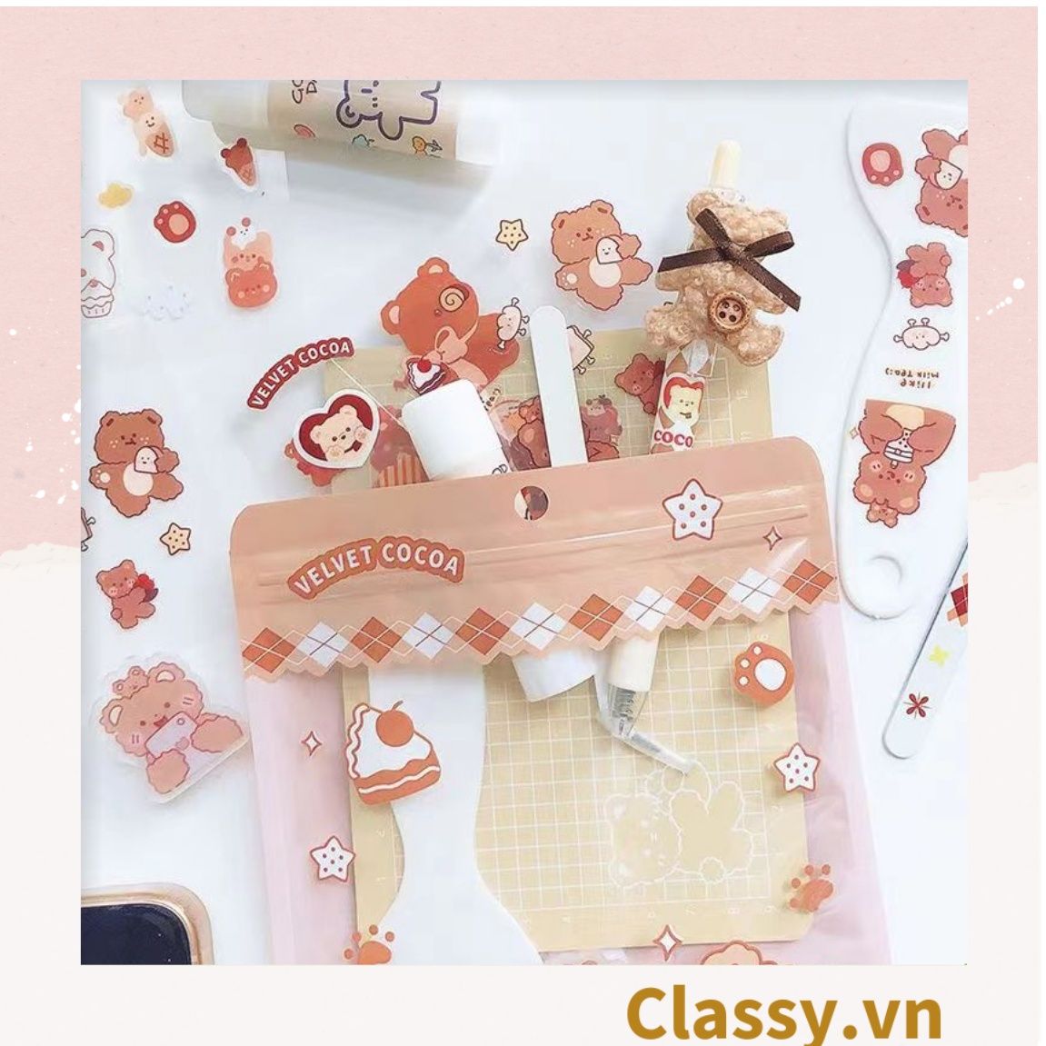 Classy Keo dán giấy, hồ dán thủ công, hồ khô tiện lợi học tập PK1527