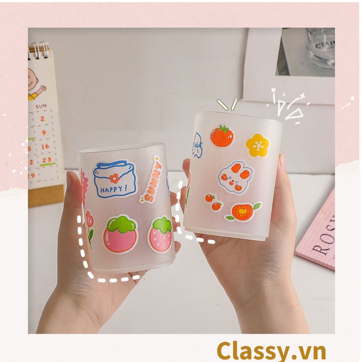 Classy Hộp đựng bút để bàn, đựng đồ trang điểm, phụ kiện PK1528