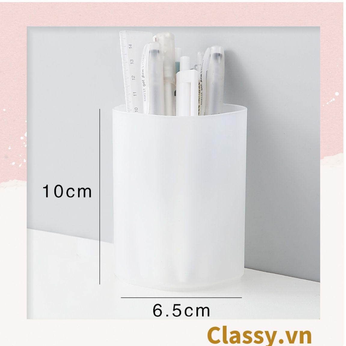 Classy Hộp đựng bút để bàn, đựng đồ trang điểm, phụ kiện PK1528