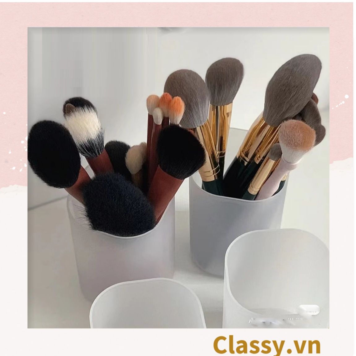 Classy Hộp đựng bút để bàn, đựng đồ trang điểm, phụ kiện PK1528