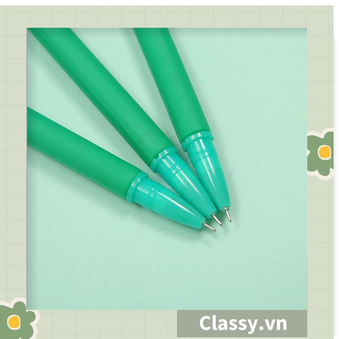 Bút gel trái cây nhiệt đới, siêu dẻo, nhiều màu pastel PK1529