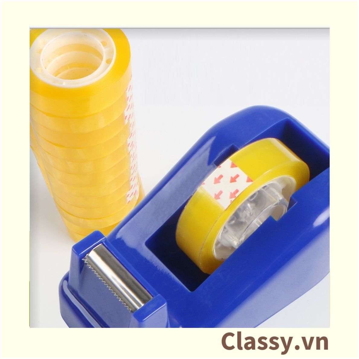 Combo 10 cuộn Classy Cuộn băng keo, băng dính văn phòng cỡ nhỏ tiện lợi PK1530