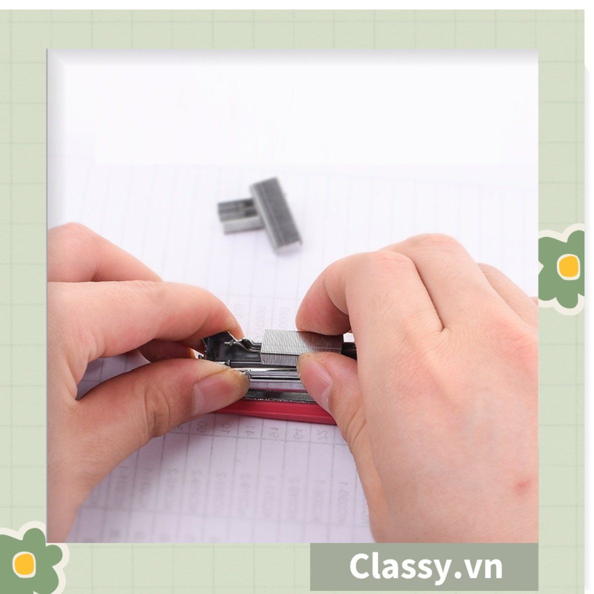 Classy Hộp Kim/Gim bấm giấy, ruột bấm làm từ thép không gỉ, cứng cáp PK1531