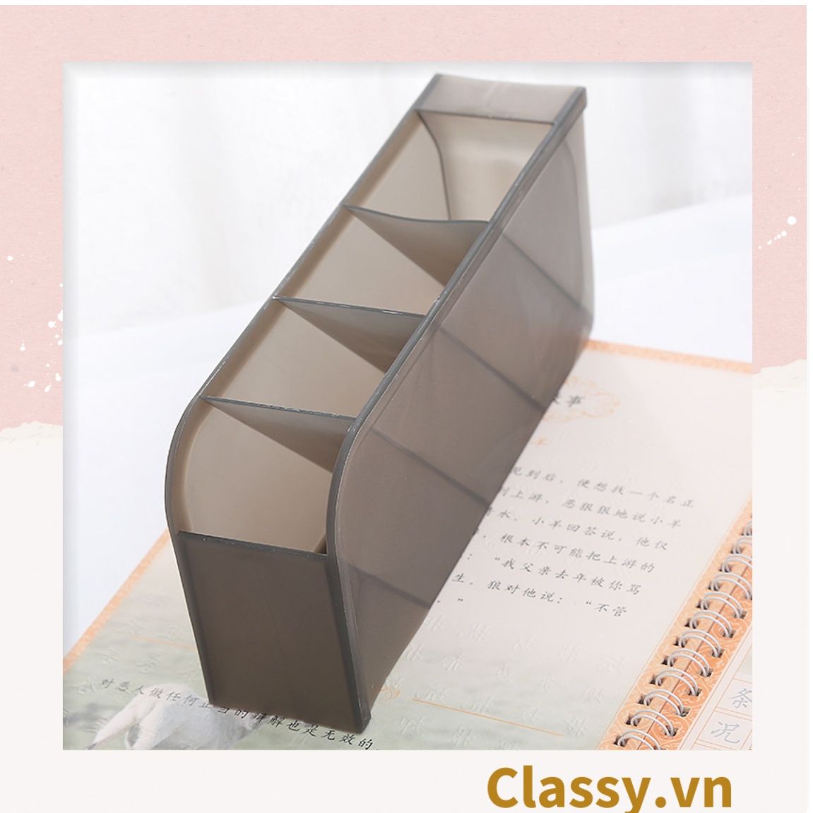  Classy Kệ đựng bút, ống đựng bút 4 tầng, kệ đa năng nhiều màu PK1533 