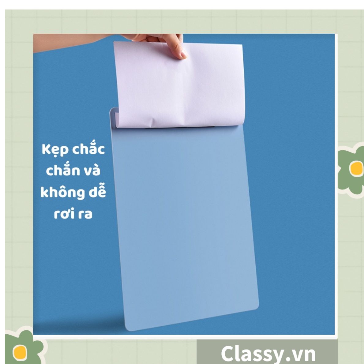 Bảng kẹp file hồ sơ, tài liệu kích thước giấy A4 Bìa trình ký Classy Basic PK1534