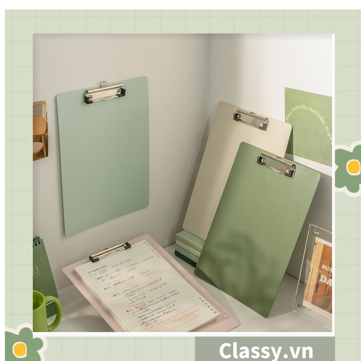  Bảng kẹp file hồ sơ, tài liệu kích thước giấy A4  Bìa trình ký Classy Basic PK1534 