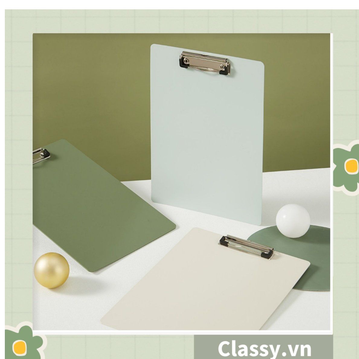 Bảng kẹp file hồ sơ, tài liệu kích thước giấy A4 Bìa trình ký Classy Basic PK1534