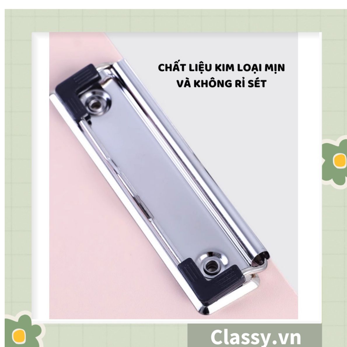 Bảng kẹp file hồ sơ, tài liệu kích thước giấy A4 Bìa trình ký Classy Basic PK1534