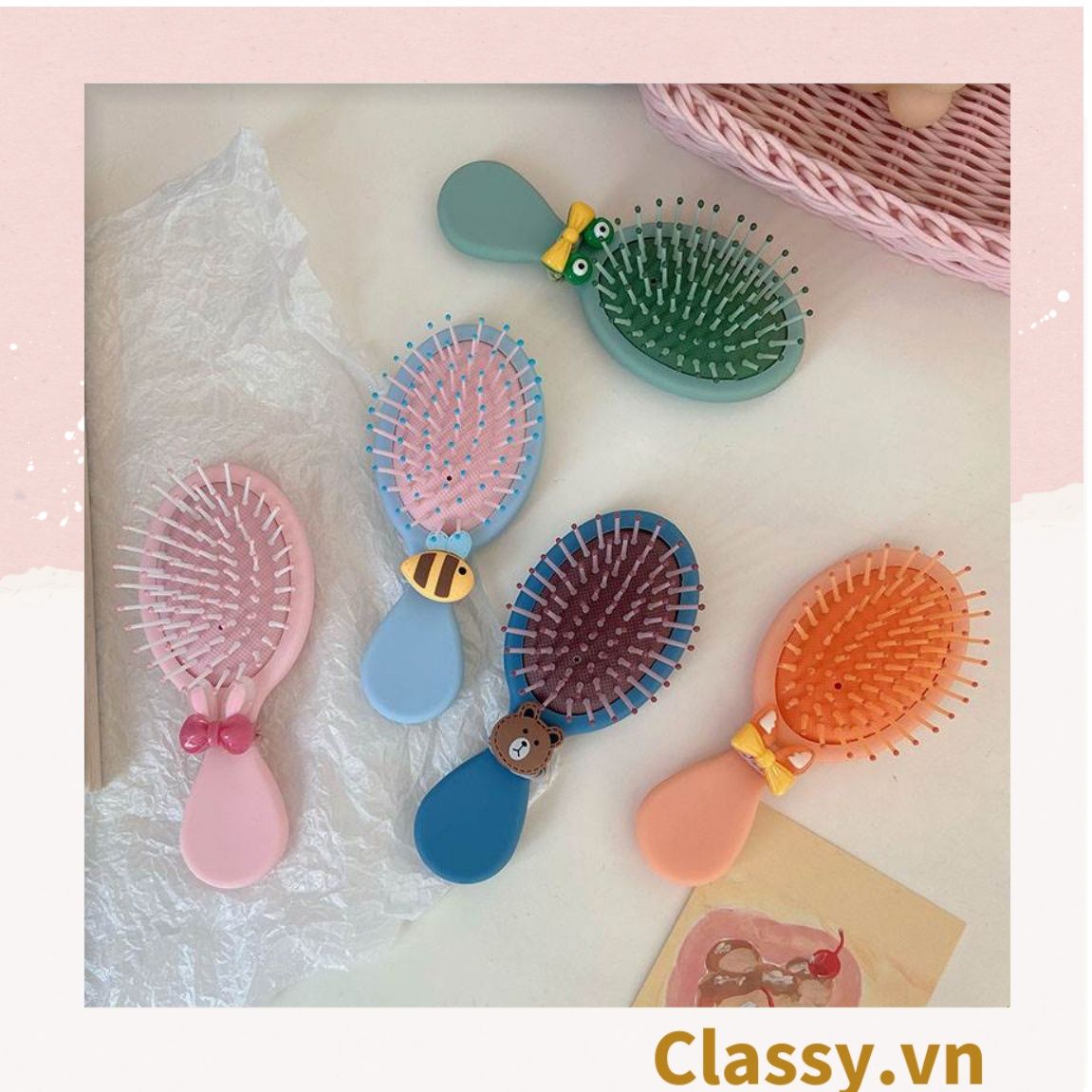 Classy Lược chải tóc, lược massage phong cách hàn quốc PK1552