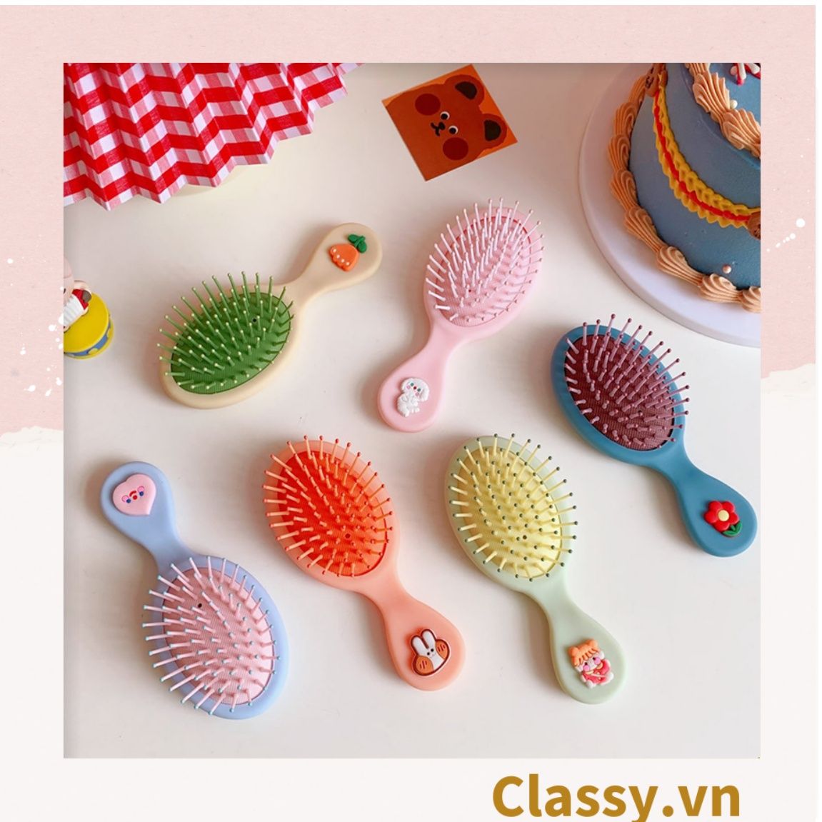 Classy Lược chải tóc, lược massage phong cách hàn quốc PK1552