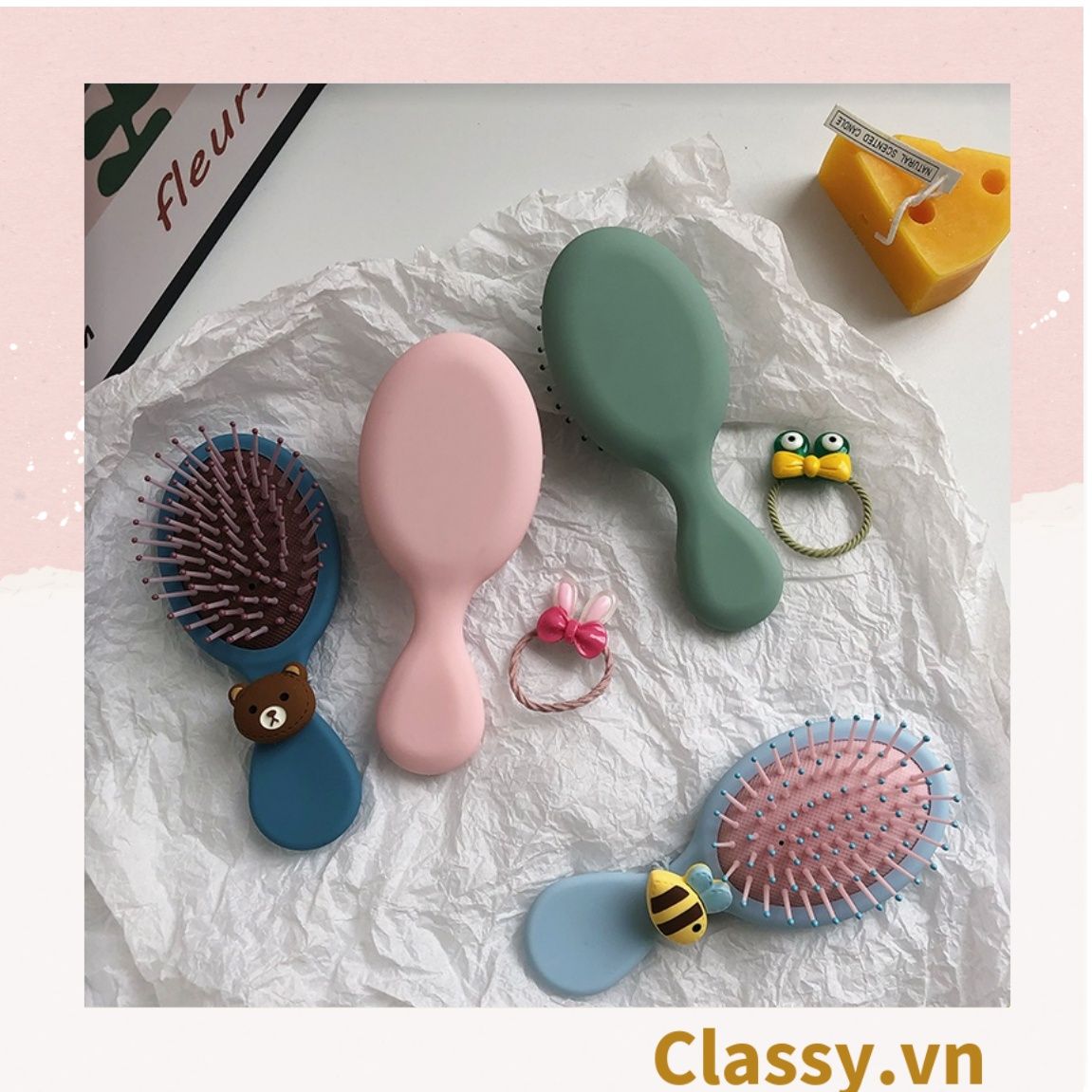 Classy Lược chải tóc, lược massage phong cách hàn quốc PK1552