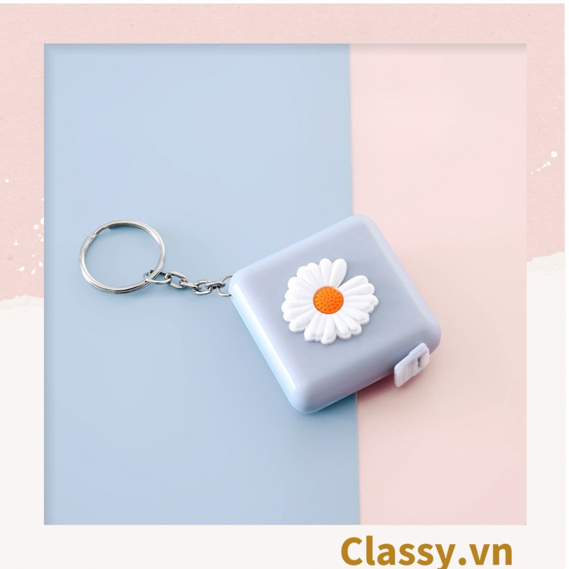  Classy Móc khóa, thước dây hộp nhựa siêu dễ thương PK1553 