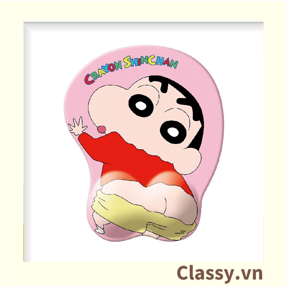 Classy Miếng lót chuột, mouse pad nhỏ dùng trong văn phòng, hình Shin siêu dễ thương PK1555