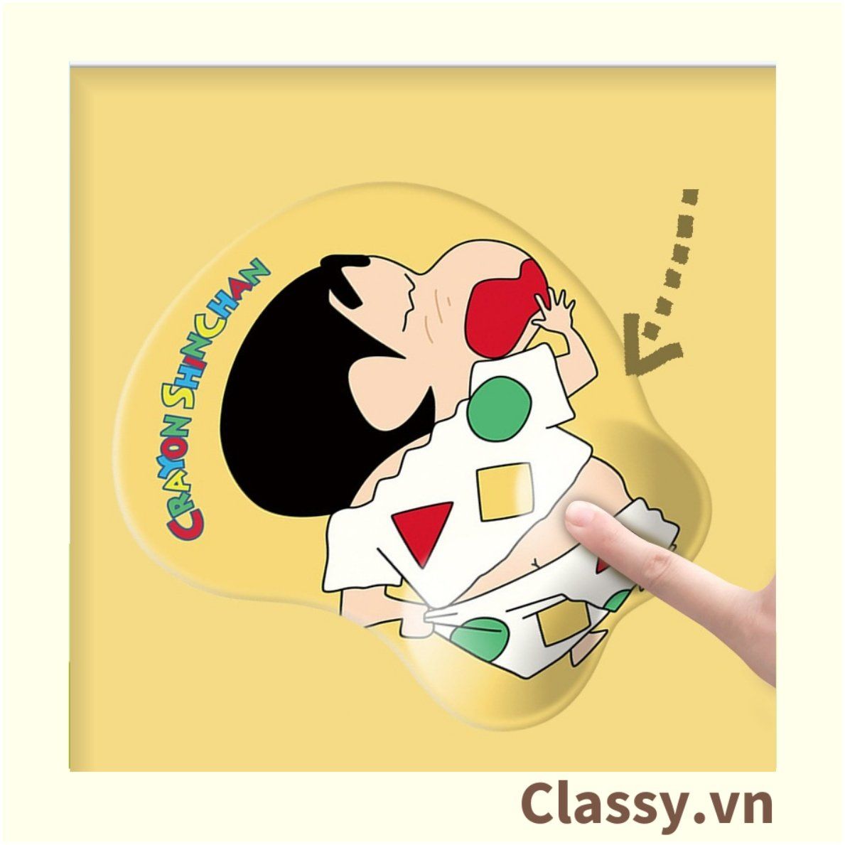 Classy Miếng lót chuột, mouse pad nhỏ dùng trong văn phòng, hình Shin siêu dễ thương PK1555