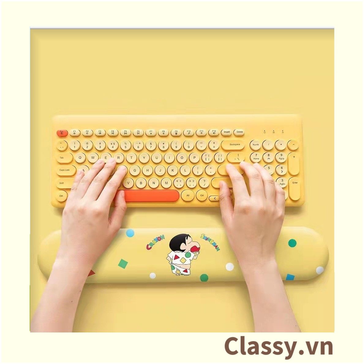 Classy Miếng lót chuột, mouse pad nhỏ dùng trong văn phòng, hình Shin siêu dễ thương PK1555