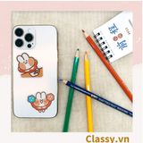  Classy Sticker trang trí mix ngẫu nhiên, dán laptop, điện thoại, sổ, bình nước nhiều họa tiết PK1559 