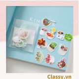  Classy Sticker trang trí mix ngẫu nhiên, dán laptop, điện thoại, sổ, bình nước nhiều họa tiết PK1559 