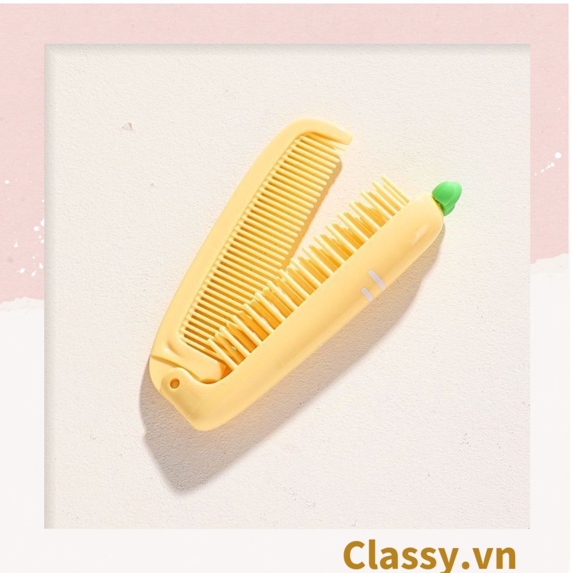  Classy Lược cầm tay mini 2 đầu, gấp gọn tiện lợi PK1566 