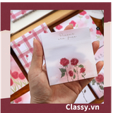  Classy Giấy ghi chú, giấy note họa tiết hoa phong cách hàn quốc PK1569 
