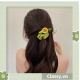  Classy Dây cột tóc, Scrunchies hoa hướng dương phong cách hàn quốc PK1575 