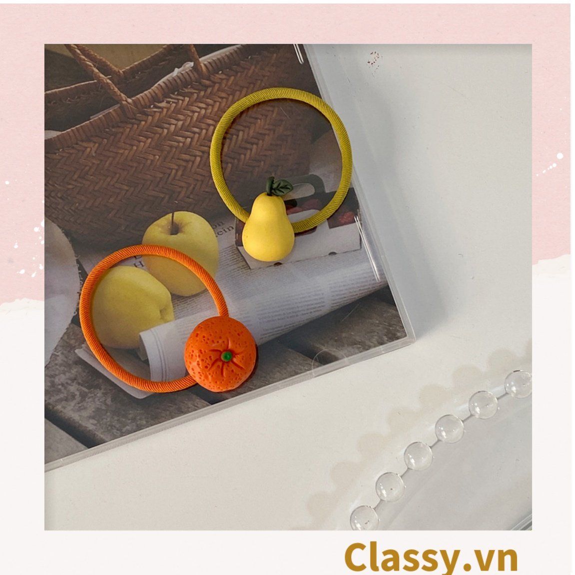  Kẹp tóc phong cách trái cây mùa hè Classy PK1578 