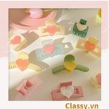  Classy Kẹp càng cua màu thạch pastel, dễ tạo kiểu, không gây rụng tóc PK1580 