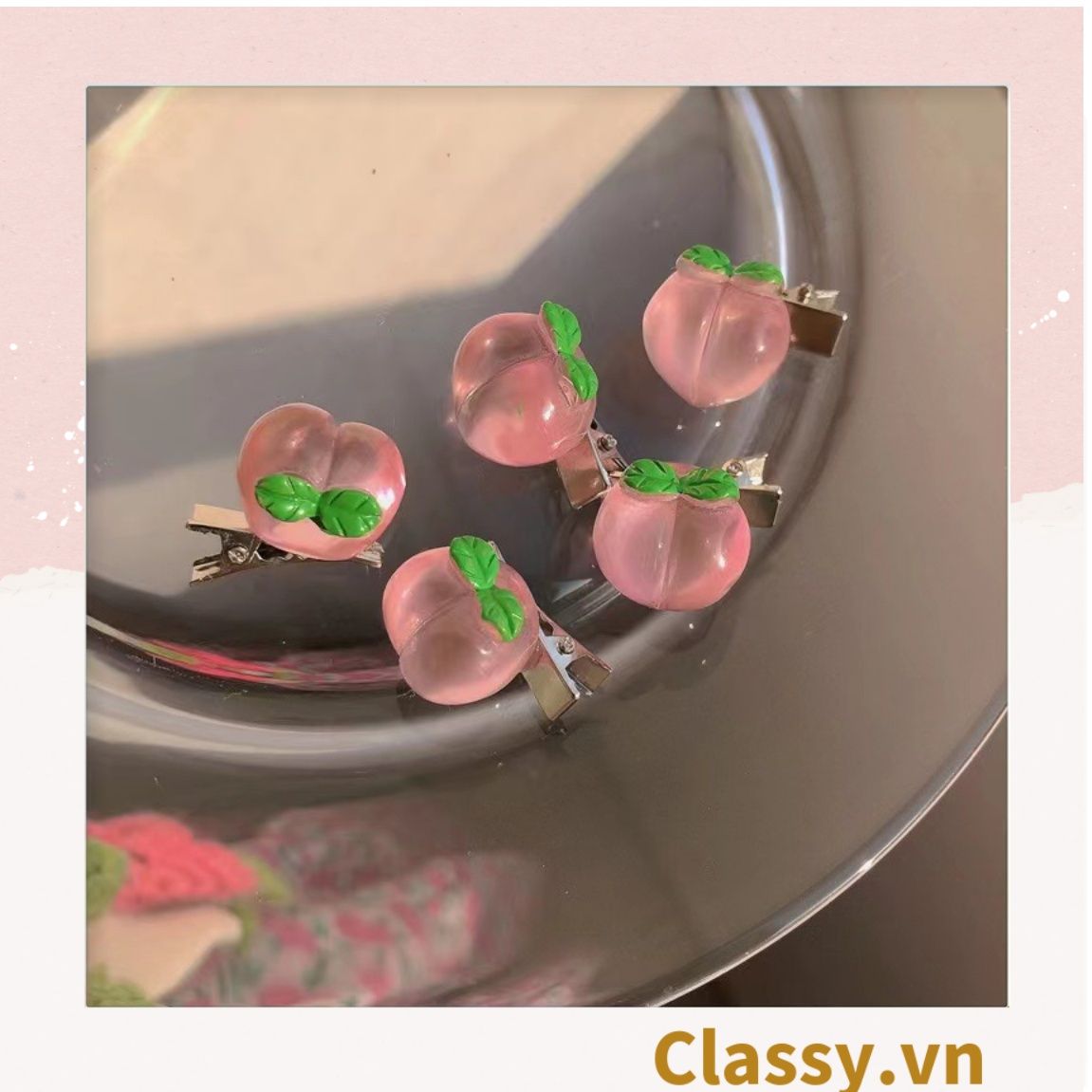 Classy Kẹp tóc mái, kẹp tóc trang trí, tạo kiểu phong cách hàn quốc PK1584 - PK1585