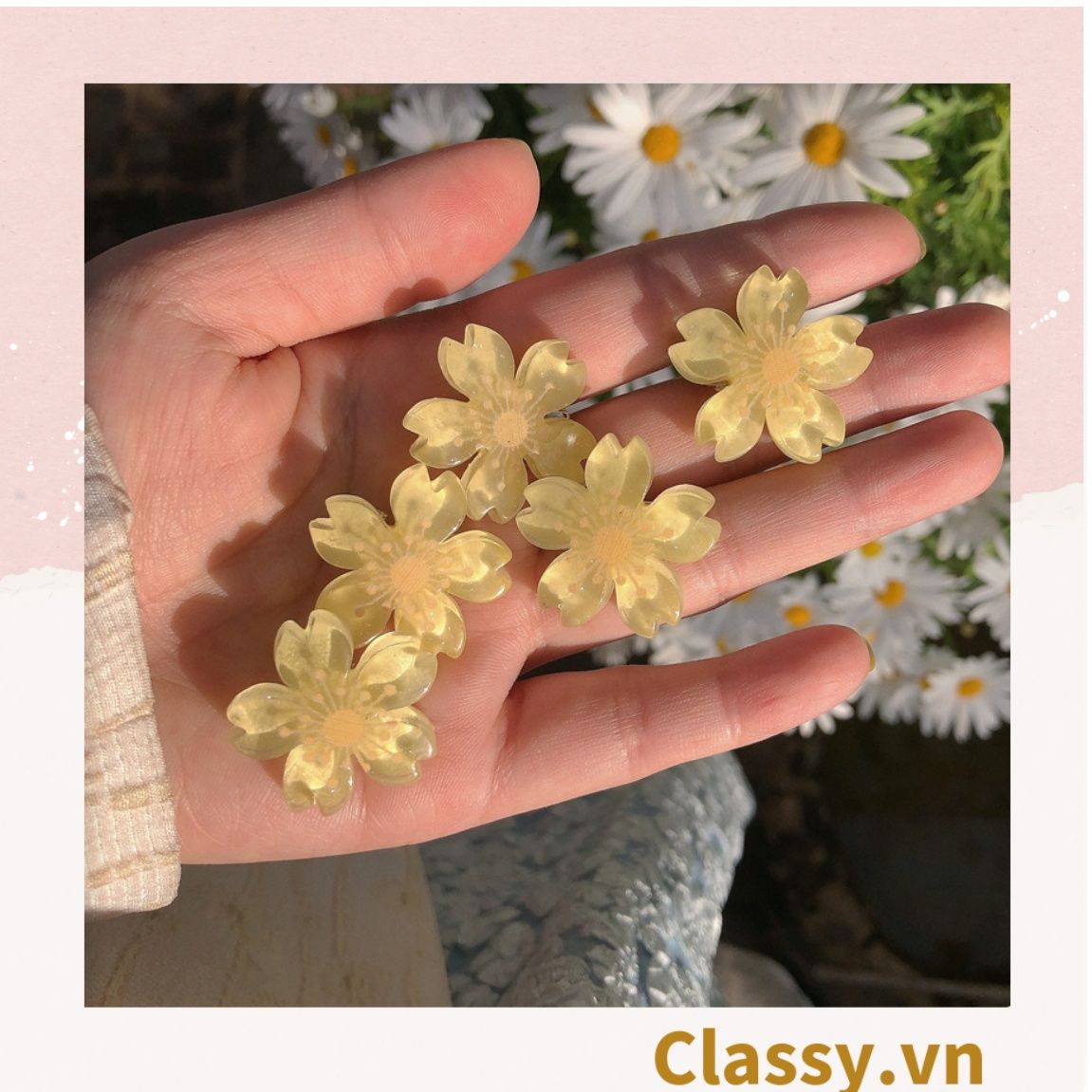 Classy Kẹp tóc mái, kẹp tóc trang trí, tạo kiểu phong cách hàn quốc PK1584 - PK1585