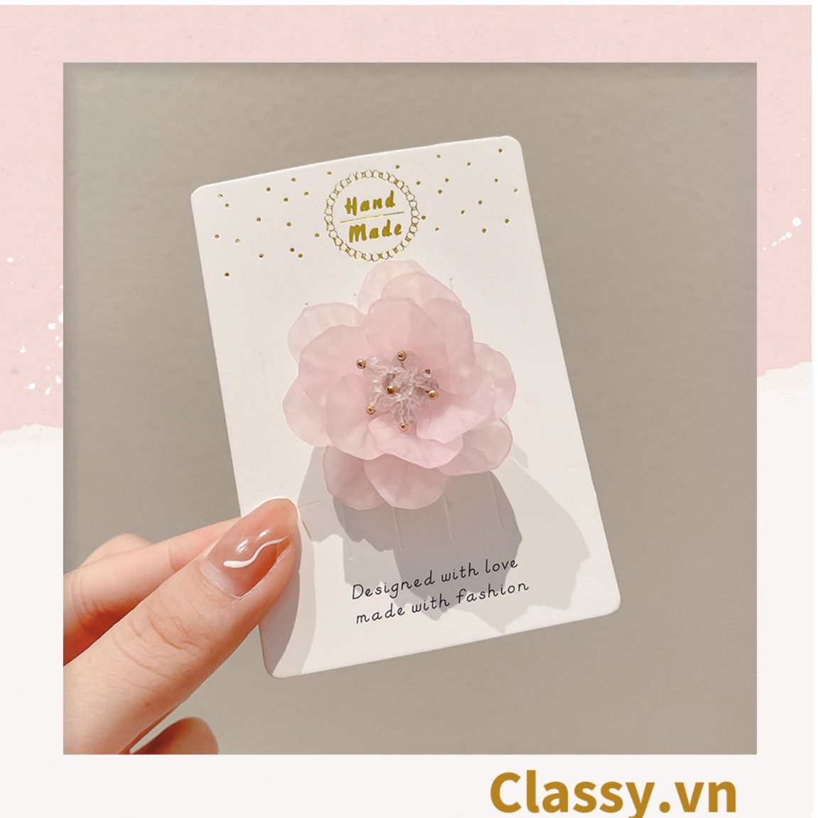 Classy Kẹp tóc mái, kẹp tóc trang trí, tạo kiểu phong cách hàn quốc PK1584 - PK1585