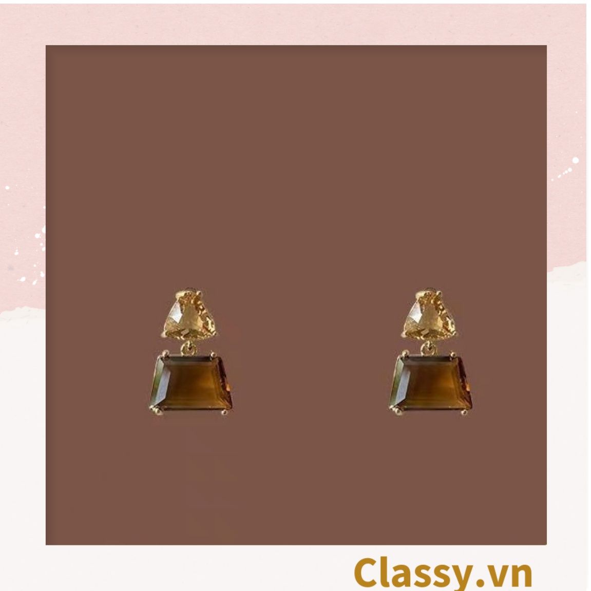 Classy Khuyên tai hoa độc đáo dễ thương PK1602