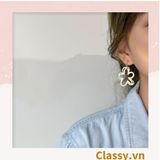  Classy Khuyên tai hoa độc đáo dễ thương PK1603 