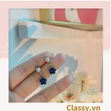  Classy Khuyên tai hoa độc đáo dễ thương PK1603 