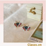  Classy Khuyên tai họa tiết bướm dễ thương PK1606 