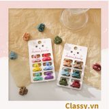  Classy Set 3 kẹp càng cua, kẹp tóc cỡ nhỏ nhiều kiểu dáng PK1610 