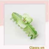  Classy Kẹp càng cua, kẹp tóc cỡ lớn, màu cẩm thạch PK1612 