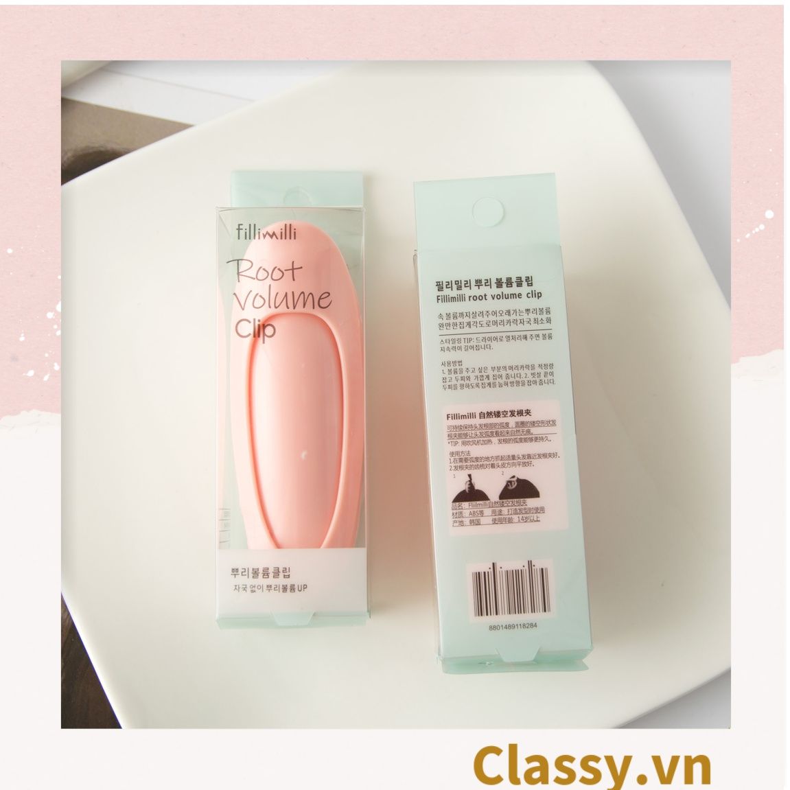 Classy Lược cầm tay, kẹp phồng chân tóc độc đáo PK1616