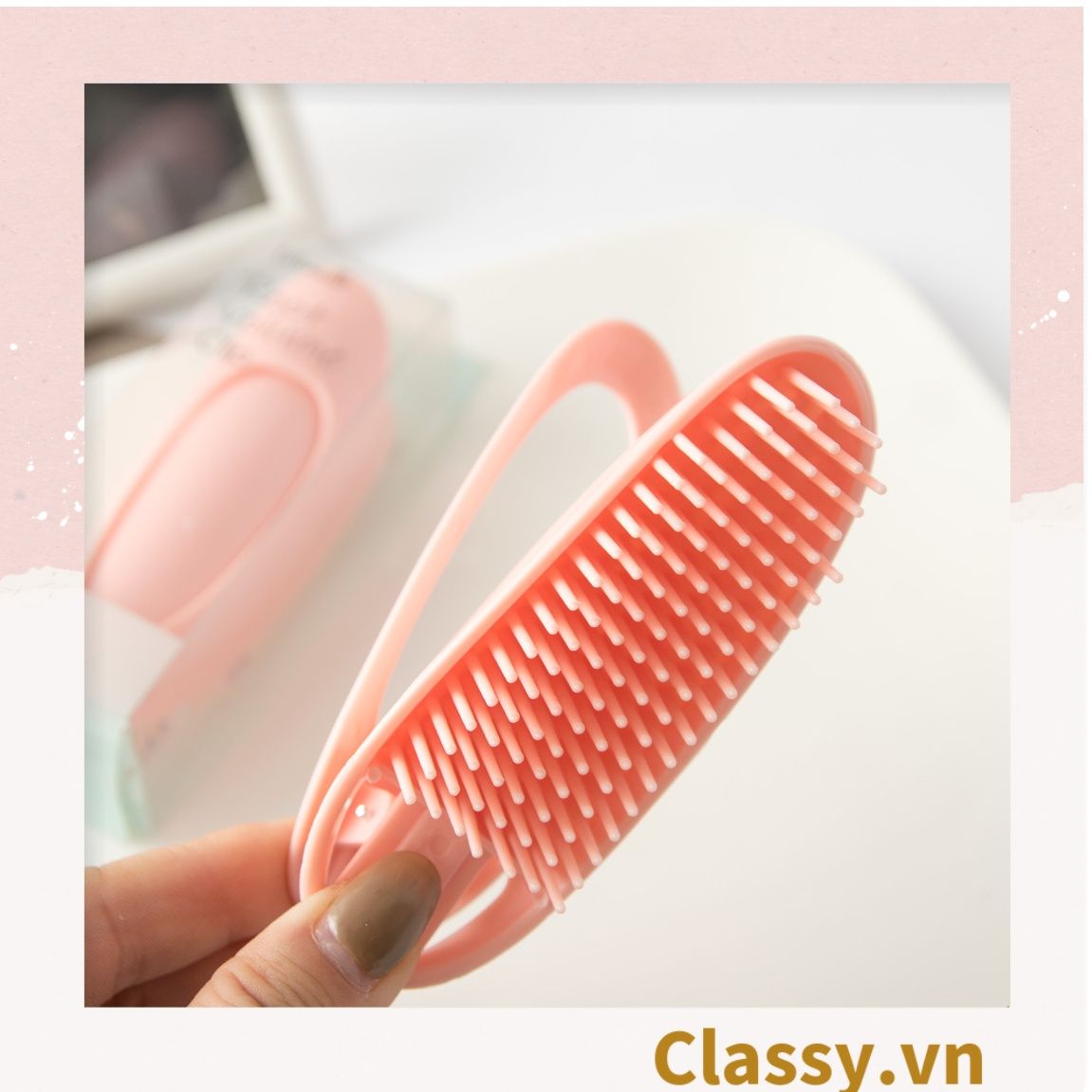 Classy Lược cầm tay, kẹp phồng chân tóc độc đáo PK1616