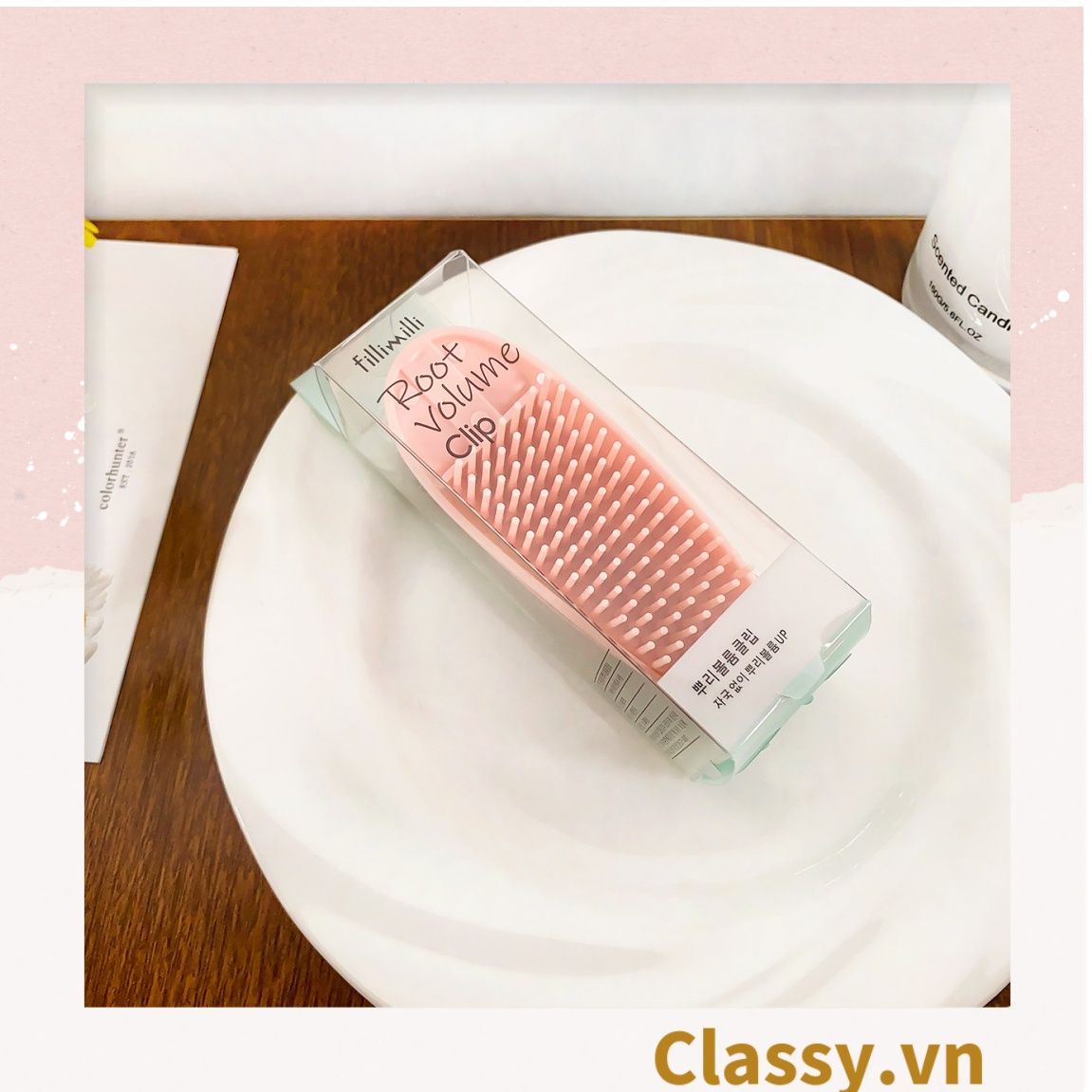 Classy Lược cầm tay, kẹp phồng chân tóc độc đáo PK1616