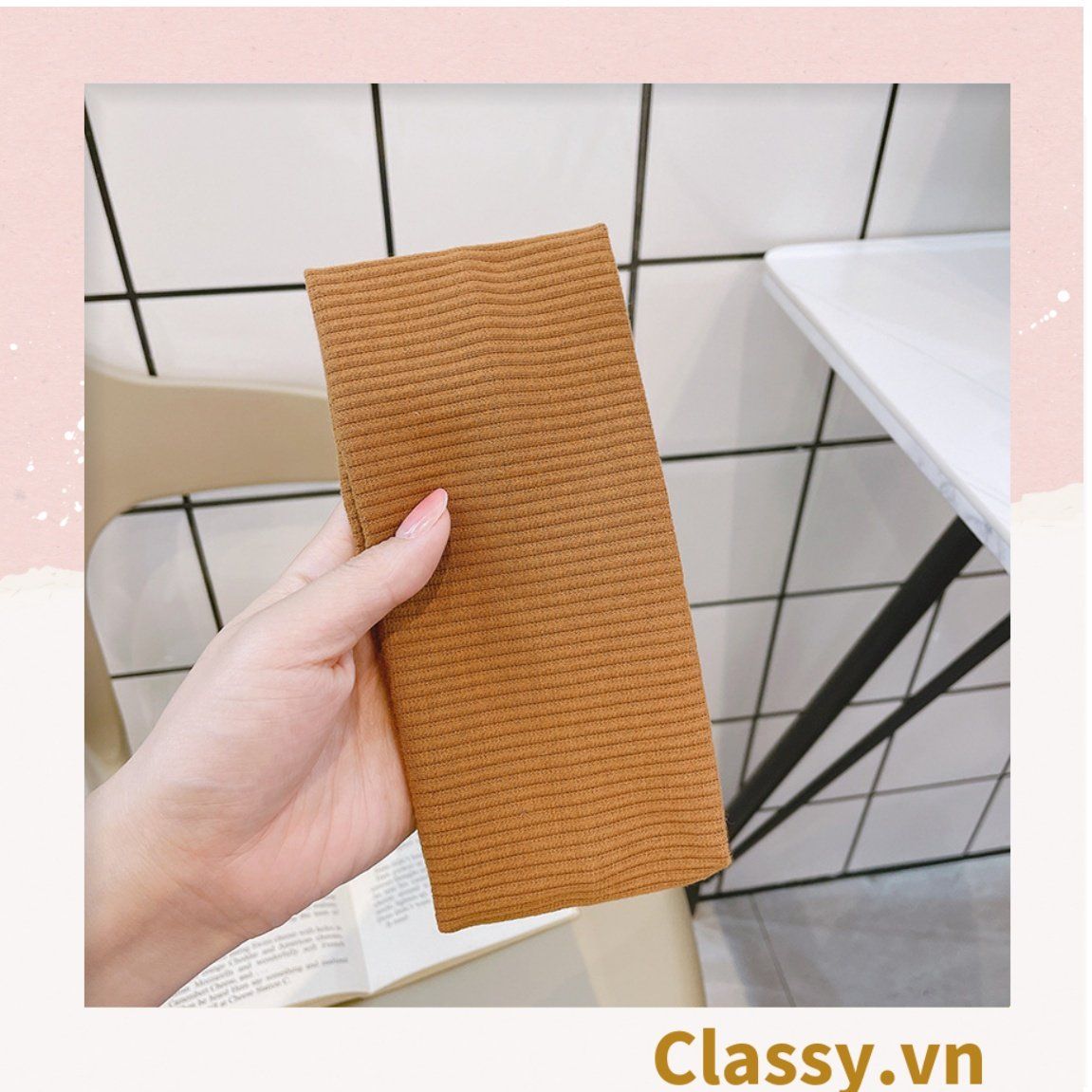  Classy Mũ len nửa đầu, băng đô len phong cách hàn quốc PK1627 