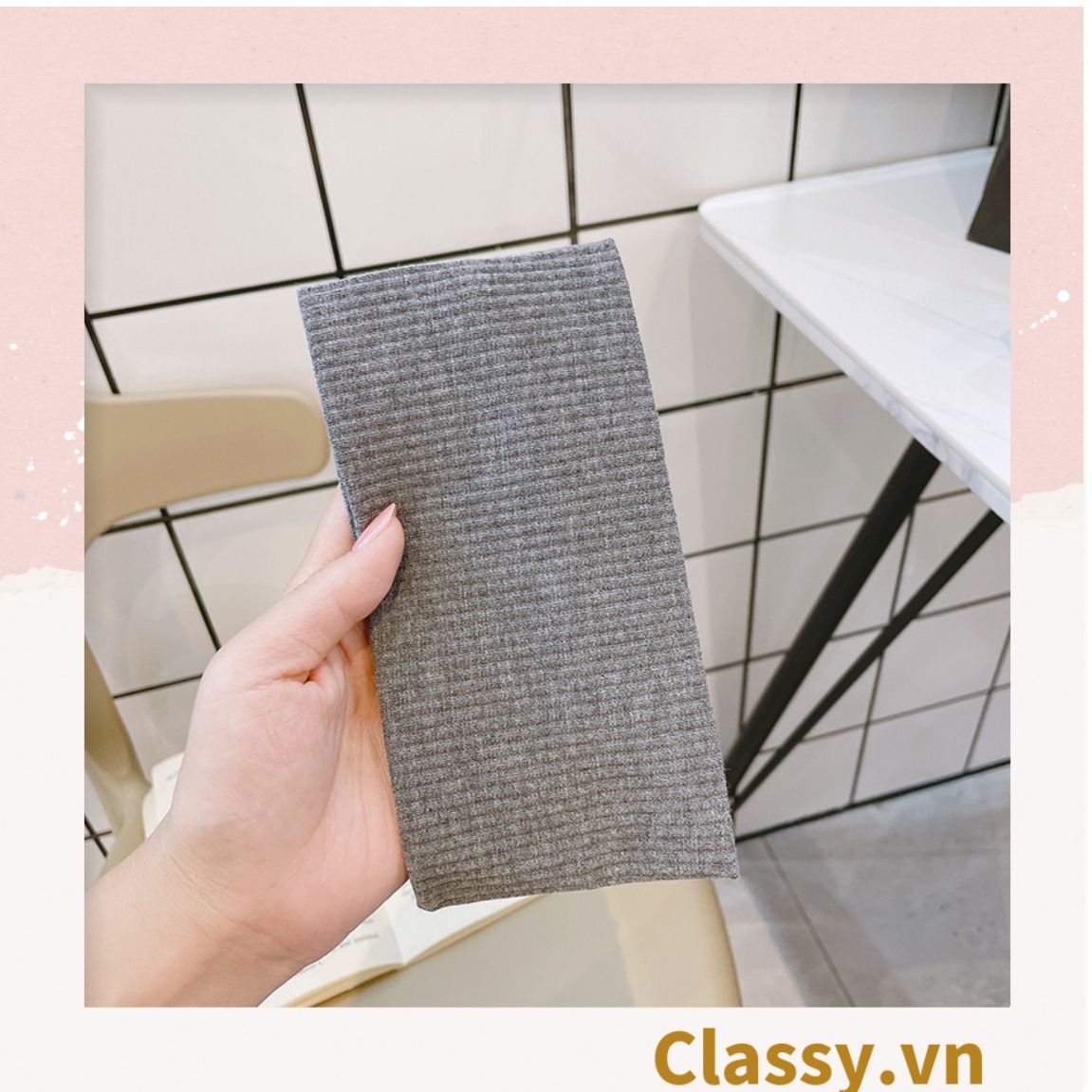  Classy Mũ len nửa đầu, băng đô len phong cách hàn quốc PK1627 