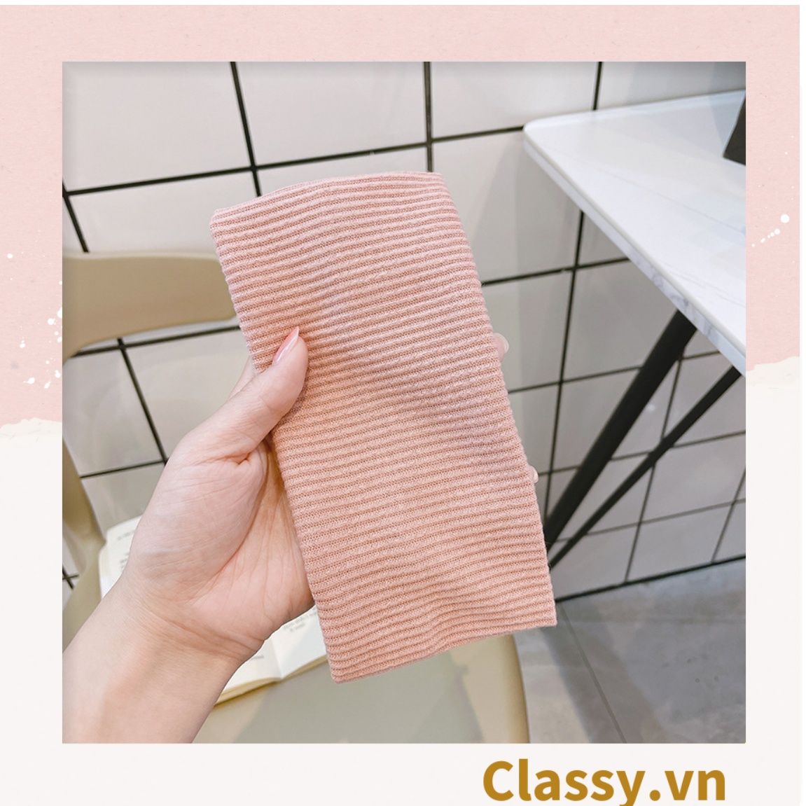  Classy Mũ len nửa đầu, băng đô len phong cách hàn quốc PK1627 