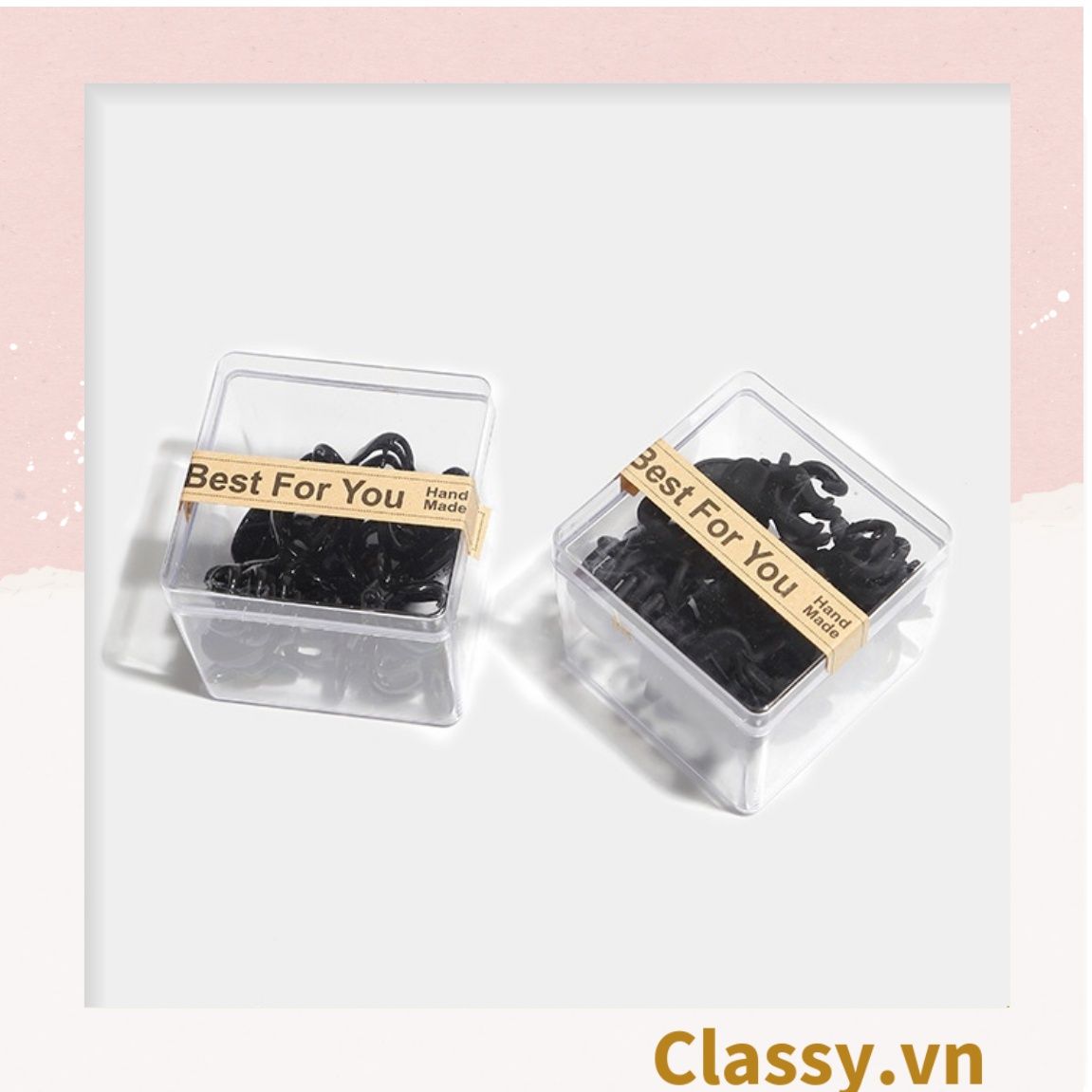 Classy Combo 10 kẹp càng cua, kẹp tóc nữ nhiều màu basic PK1628