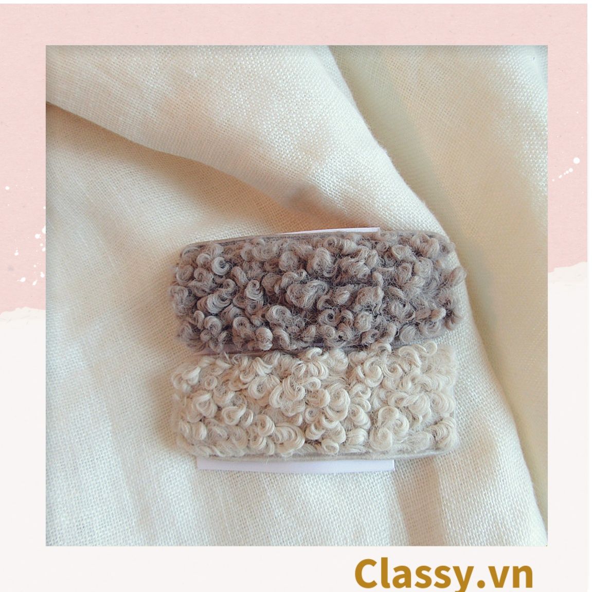 Classy Kẹp tóc mái bảng lớn nhiều màu phong cách hàn quốc PK1629