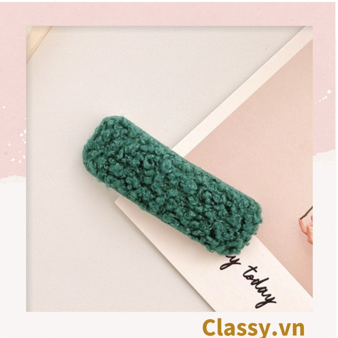 Classy Kẹp tóc mái bảng lớn nhiều màu phong cách hàn quốc PK1629