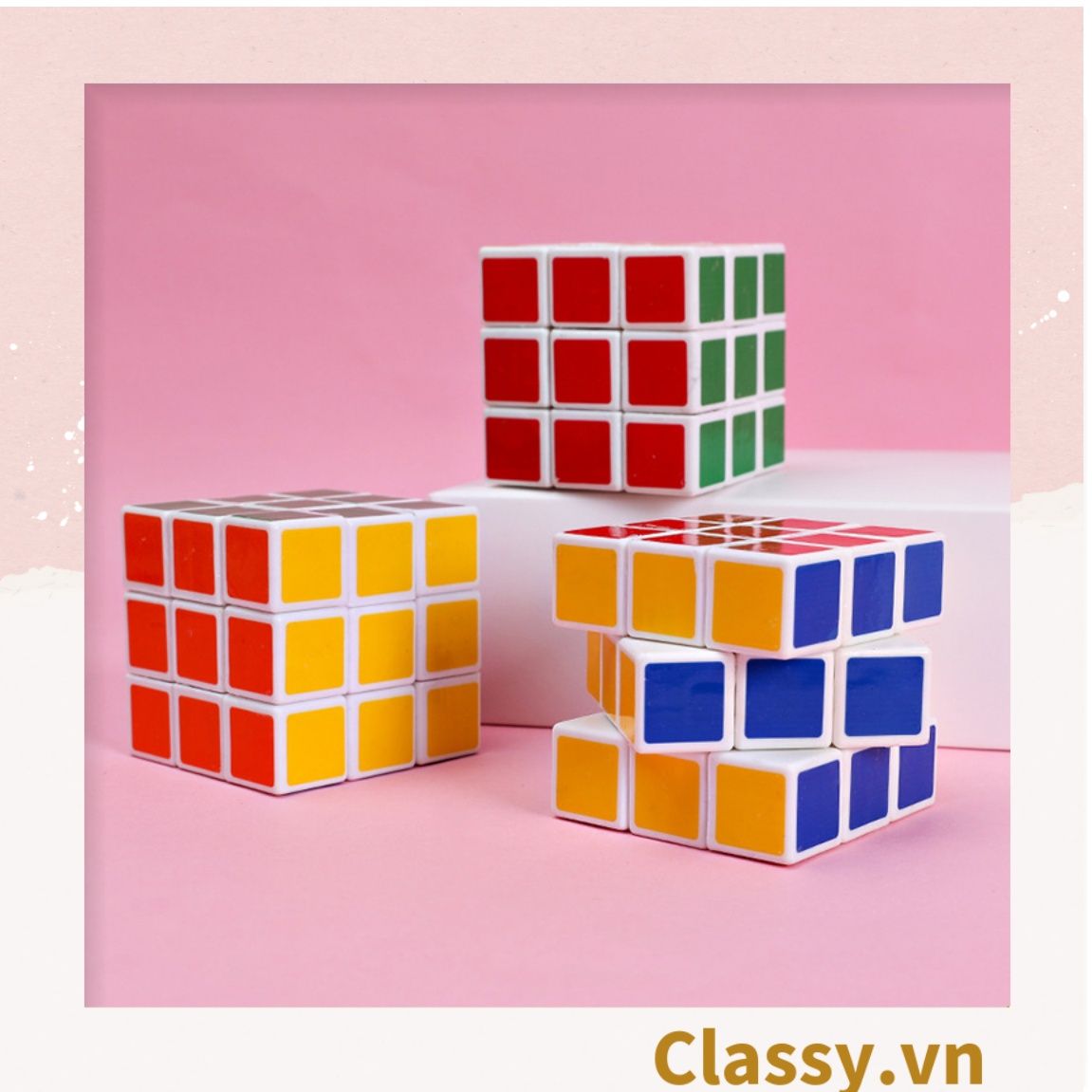 Đồ chơi thông minh thú vị bằng rubik giúp giải trí, tăng cường trí thông mình cho cả người lớn và trẻ nhỏ PK1648